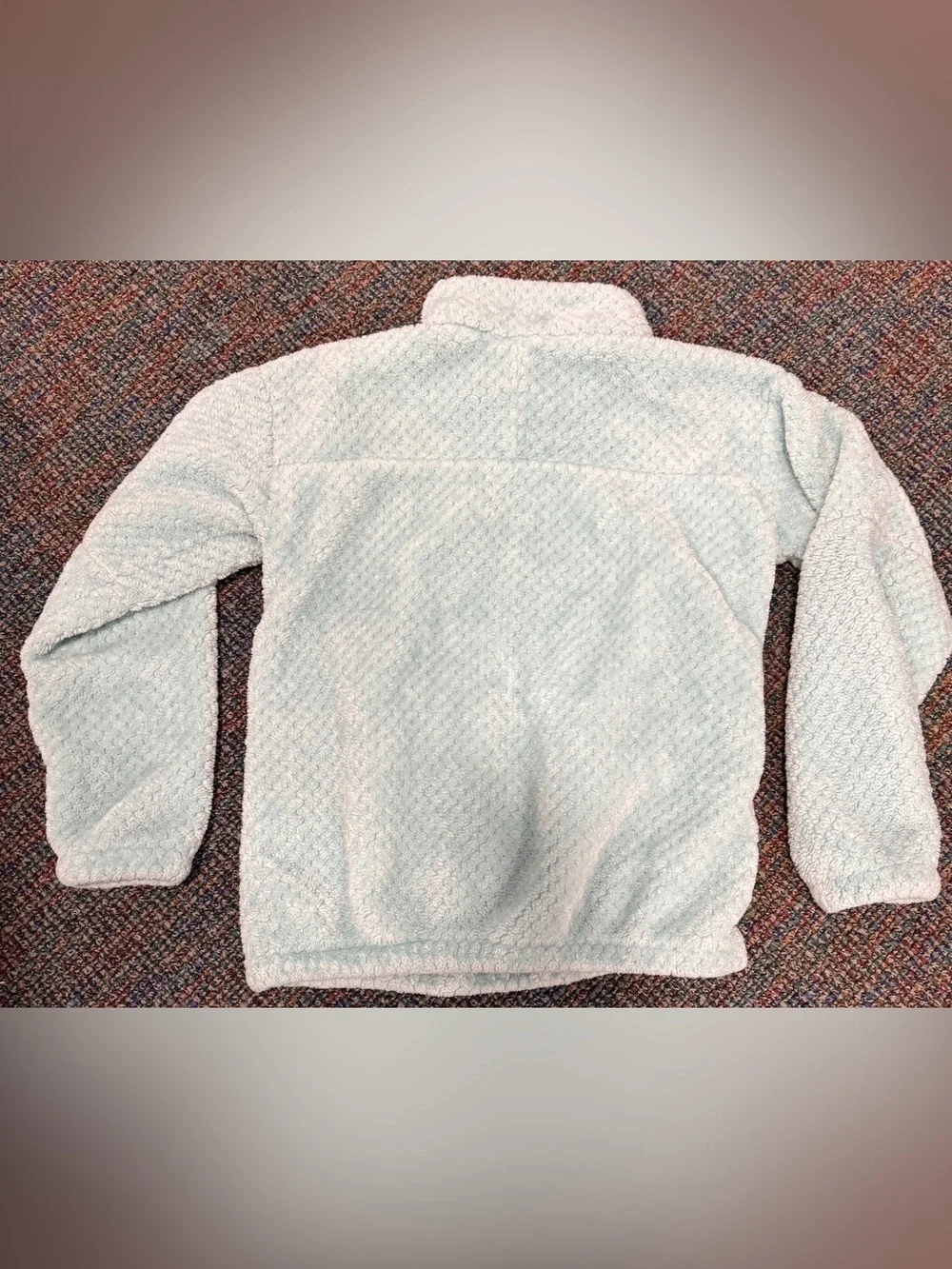 Columbia Kids Pale Blue Sherpa Half-Zip Pullover